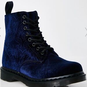 Blue Velvet Doc Martens